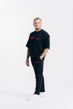 Load image into Gallery viewer, <transcy>Chicago Deep Black Oversized Tee</transcy>